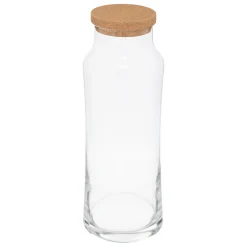 secret d'gourmet Jarros>Jarra SLIM de vidrio con tapa de corcho 1l