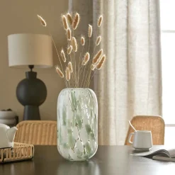 atmosphera Jarrones Y Vasos>Jarrón alto ARVO de cerámica 26cm