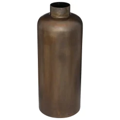 atmosphera Jarrones Y Vasos>Jarrón Antiq Dorado De Metal 61cm