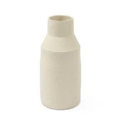 Jarrones Y Vasos>Jarrón Cerámica Caravane Beige 40Cm