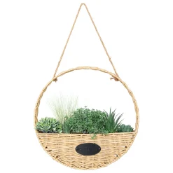 atmosphera Plantas Y Flores Artificiales|Estilo Oriental>Jarrón Colgante Con Flores Artificiales