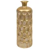 atmosphera Jarrones Y Vasos>Jarrón con textura BELLI dorado 60cm