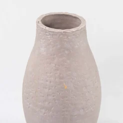 Jarrones Y Vasos>Jarrón Craft Rústico Gris 26Cm