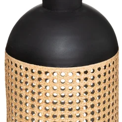 atmosphera Jarrones Y Vasos|Estilo Étnico>Jarrón De Metal Negro Arbela 60.5Cm