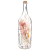 atmosphera Accesorios>Jarrón de vidrio con flores rosa 45cm