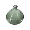 atmosphera Jarrones Y Vasos|Estilo Industrial>Jarrón Uly Verde Caqui De Vidrio Reciclado 22cm