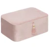 Accesorios|Estilo Rústico>Joyero De Terciopelo Rosa