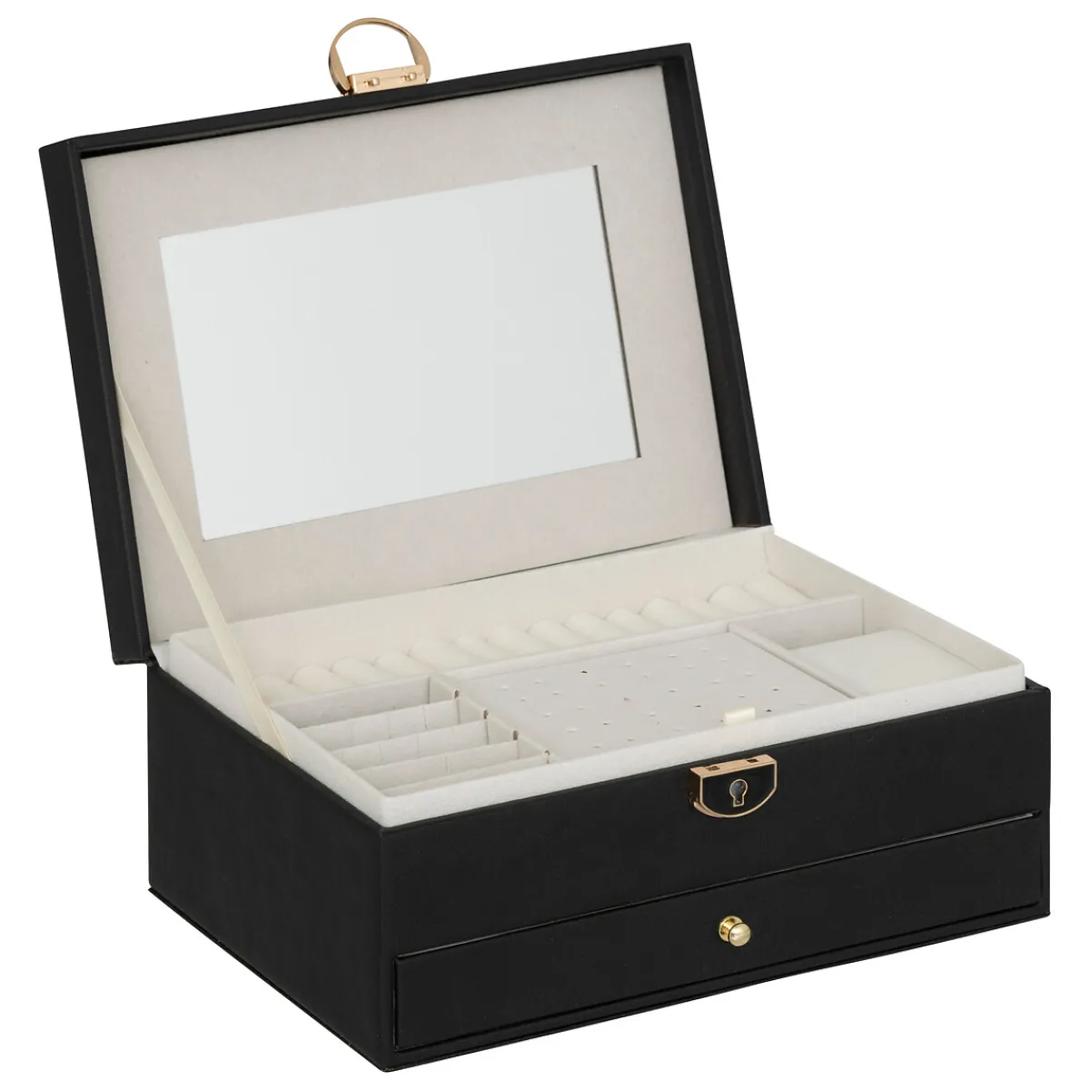 Accesorios>Joyero negro de mdf