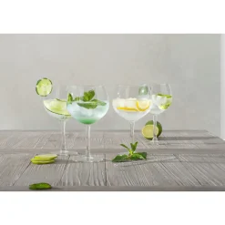 secret d'gourmet Copas>Juego 4 Copas De Gin Tonic Vidrio 70Cl