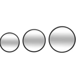 atmosphera Espejos>Juego 3 Espejos De Pared Mona De Metal