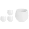 Complementos>Juego 3 Macetas Blancas Depósito Agua