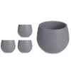 Complementos>Juego 3 Macetas Grises Depósito Agua