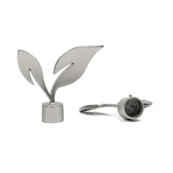 Varillas Y Accesorios>Juego 2 Remates Nature Zen D20 Plateado