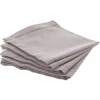 atmosphera Manteles, Servilletas Y Manteles Individuales>Juego 4 Servilletas Chambray Gris 40x40