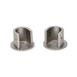 Varillas Y Accesorios>Juego 2 Soportes De Pared D20 Plateado