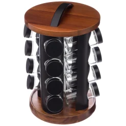 5five Cajas Y Frascos>Juego 16 Tarros De Especias C/Soporte