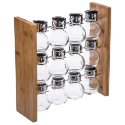 secret d'gourmet Cajas Y Frascos>Juego 12 Tarros P/Especias C/Soporte