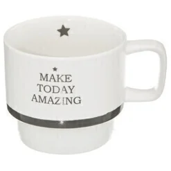 secret d'gourmet Tazas Y Tazones>Juego 4 tazas HAPPY con soporte 22cl