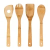 5five Utensilios Para Servir>Juego 4 Utensilios De Cocina De Bambú