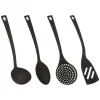 secret d'gourmet Utensilios Para Servir>Juego 4 Utensilios De Nailon Negro