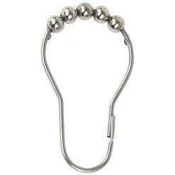 Cortinas Y Alfombras Antideslizantes>Juego De 12 Anillas P/Cortina De Ducha