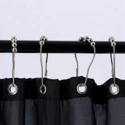 Cortinas Y Alfombras Antideslizantes>Juego De 12 Anillas P/Cortina De Ducha