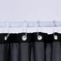 Cortinas Y Alfombras Antideslizantes>Juego De 12 Anillas P/Cortina De Ducha