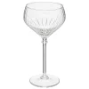 secret d'gourmet Copas>Juego De 4 Copas De Champan C/Rayas De Vidrio 32cl