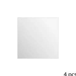 atmosphera Espejos>Juego De 4 Espejos Adhesivos 20x20Cm