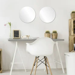 atmosphera Espejos>Juego De 2 Espejos Adhesivos 40x40Cm