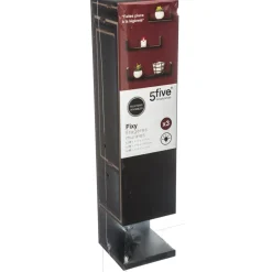 5five Armarios, Estantes Y Estanterías.>Juego De 3 Estantes Mdf Negro 22/32/42Cm