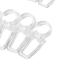 Varillas Y Accesorios>Juego De 10 Grapas Plástico D28 Transp.