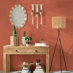 atmosphera Jarrones Y Vasos|Estilo Rústico>Juego De 3 Macetas Colgantes 75Cm