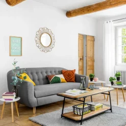 atmosphera Mesas Bajas Y Auxiliares|Estilo Contemporaneo>Juego De 3 Mesas Auxiliares 35x40x45Cm