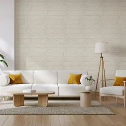 atmosphera Lienzos Y Cuadros Decorativos>Juego de 2 pegatinas decorativas CARY beige 30x38