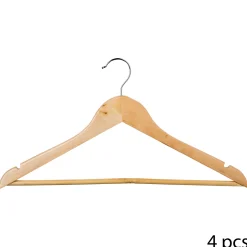 5five Perchas Y Travesaños>Juego De 4 Perchas De Madera