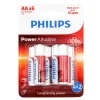 Complementos>Juego de 6 pilas alcalinas PHILIPS power life