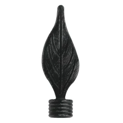 atmosphera Varillas Y Accesorios>Juego De 2 Remates D20Cm Feuille Negro