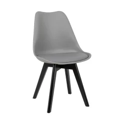 Sillas, Sillones Y Bancos>Juego de 2 sillas BAYA BOLD gris claro