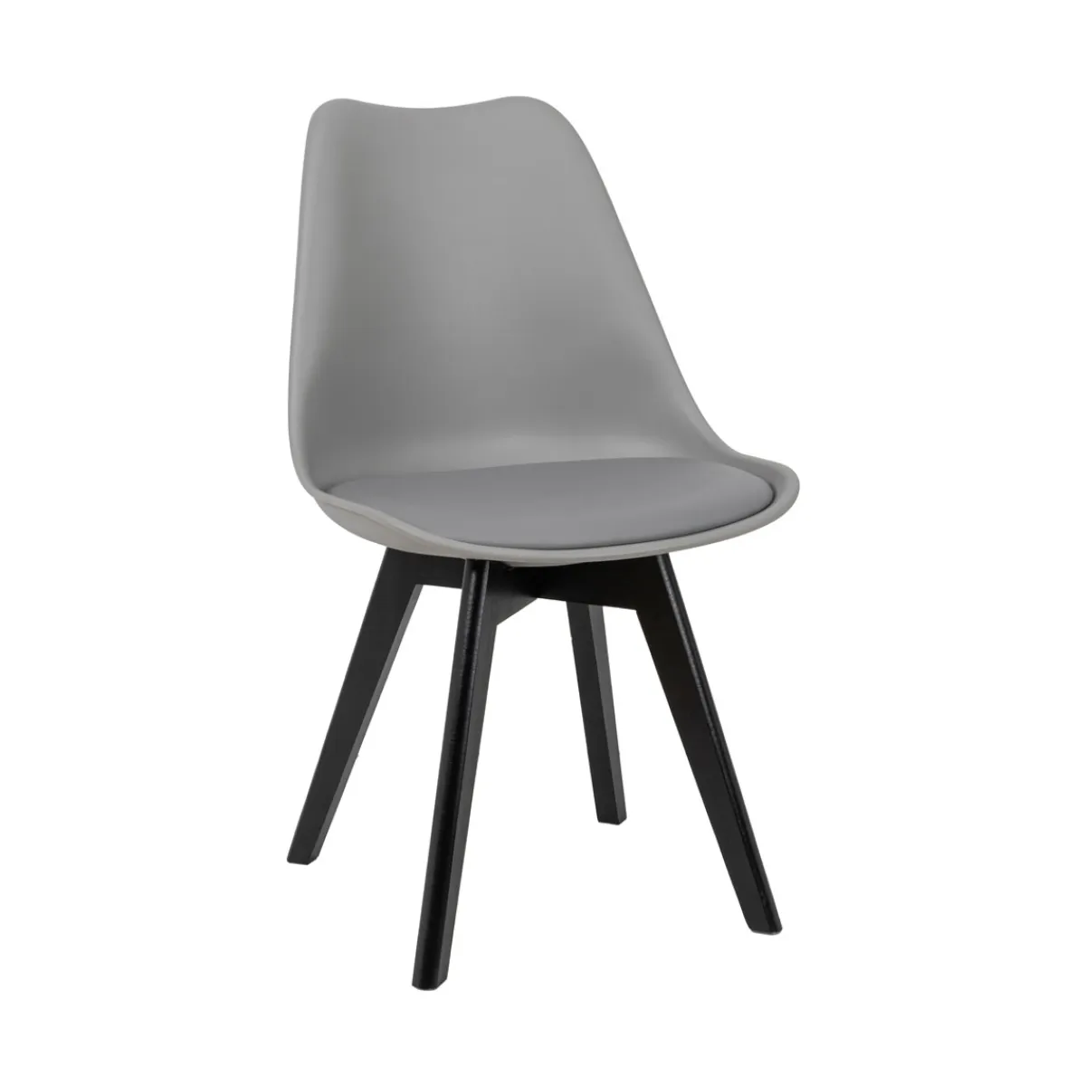 Sillas, Sillones Y Bancos>Juego de 2 sillas BAYA BOLD gris claro