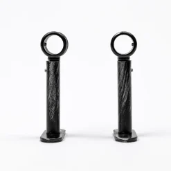 Varillas Y Accesorios>Juego De 2 Soportes D20 90Mm Negro/Plata