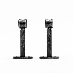 Varillas Y Accesorios>Juego De 2 Soportes D20 90Mm Negro/Plata