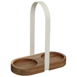 5five Vinagreras, Azucareros, Saleros Y Pimenteros>Juego de 2 vinagreras con soporte HARMONY