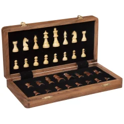 atmosphera Accesorios|Estilo Industrial>Juego De Ajedrez De Madera 33x30x3Cm