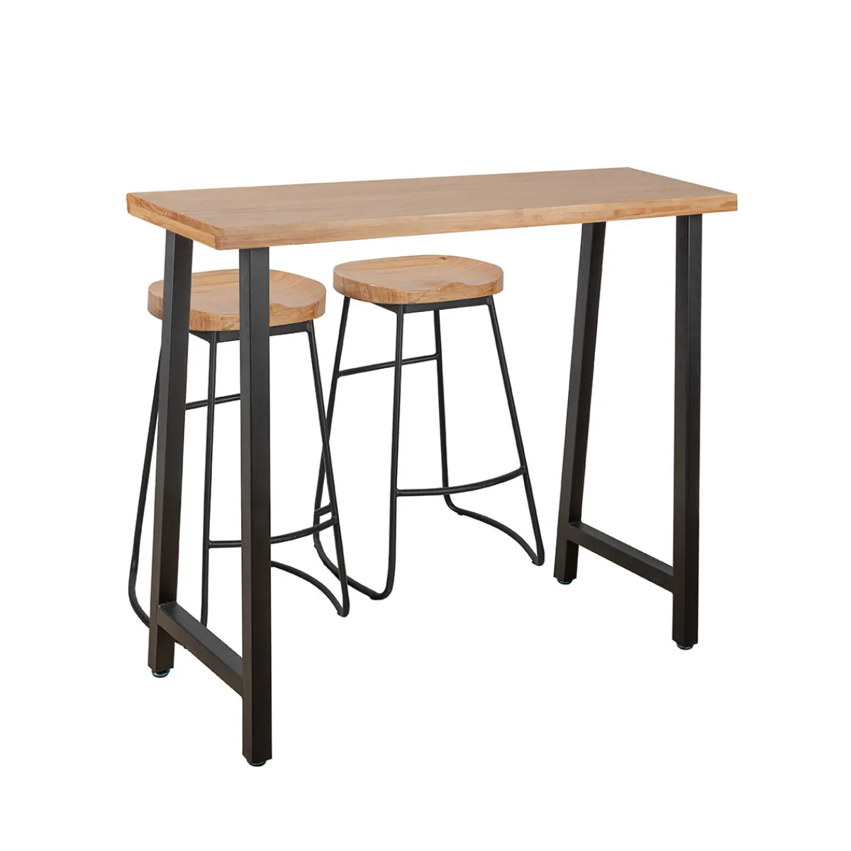 atmosphera Mesas Para Comer>Juego De Bar Hazel Mesa Y 2 Taburetes De Madera