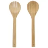 5five Utensilios Para Servir>Juego De Cubiertos P/Ensalada Bambú