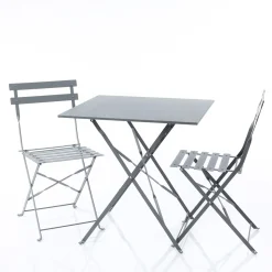 hespéride Conjuntos De Jardín>Juego de jardín CAMARGUE gris antracita