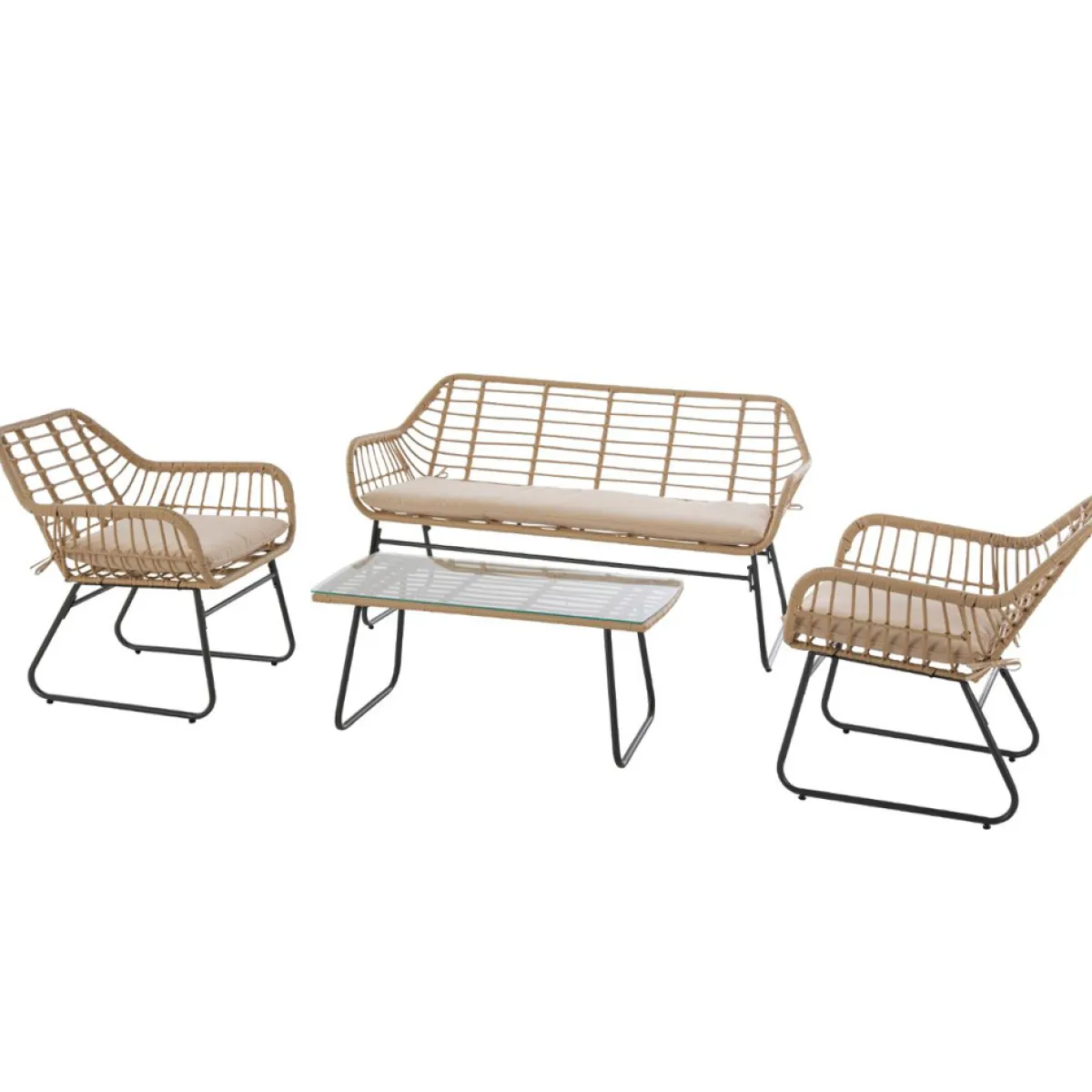 hespéride Conjuntos De Jardín>Juego De Jardín Lamabada 4 Plazas