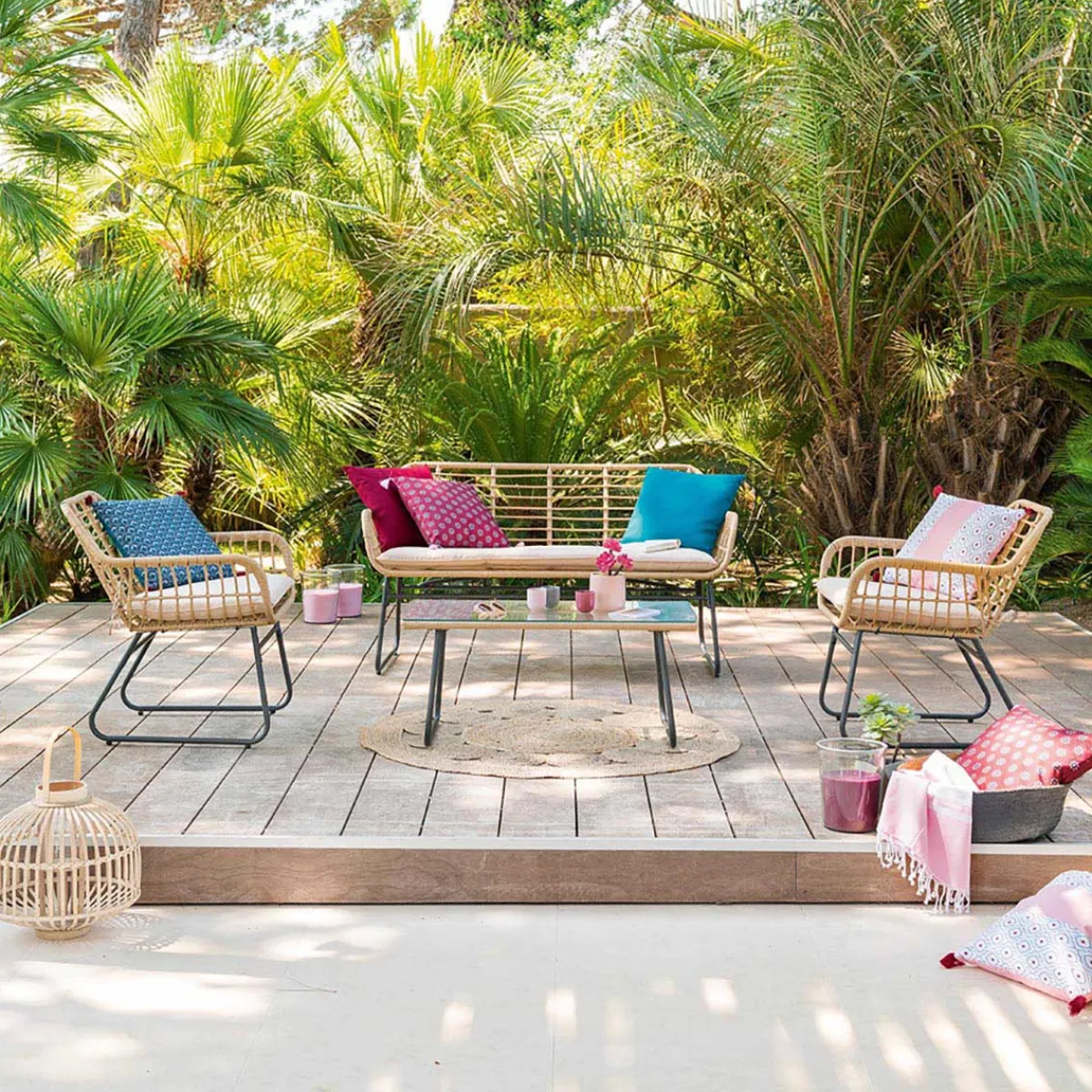 hespéride Conjuntos De Jardín>Juego De Jardín Lamabada 4 Plazas