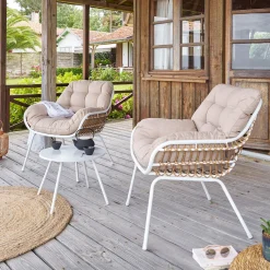 hespéride Conjuntos De Jardín>Juego de jardín PAOPAO blanco 2 plazas